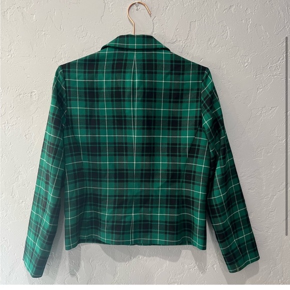 Pendleton Vintage Plaid Blazer Jacket 4 - Picture 3 of 6
